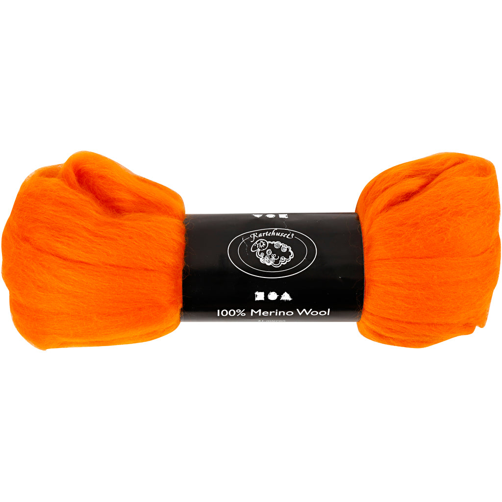 Lana merino naranja 100 g