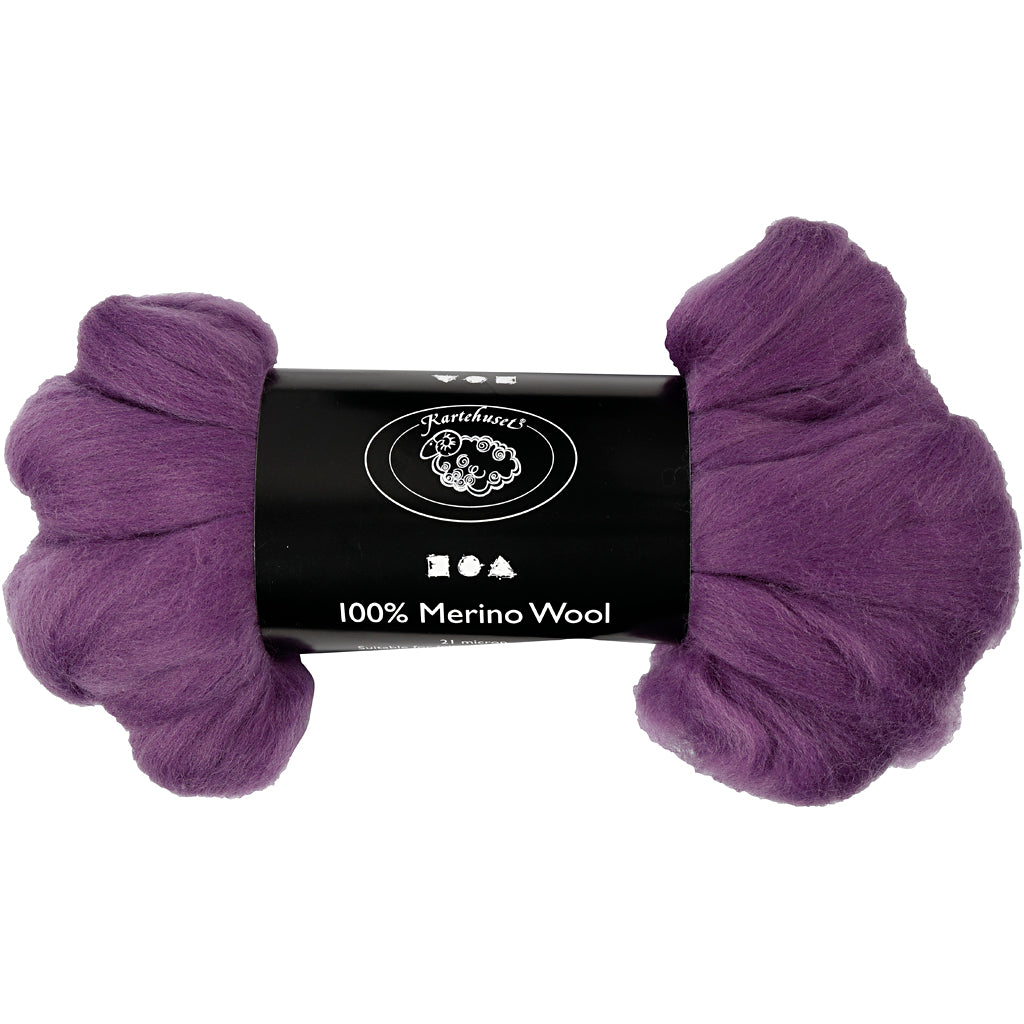 Lana merino violeta 100 g