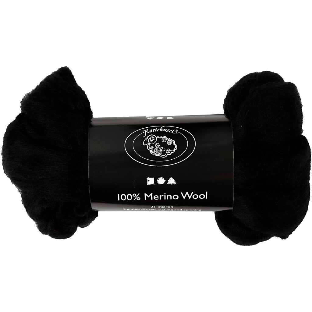 Lana merino negro 100 g