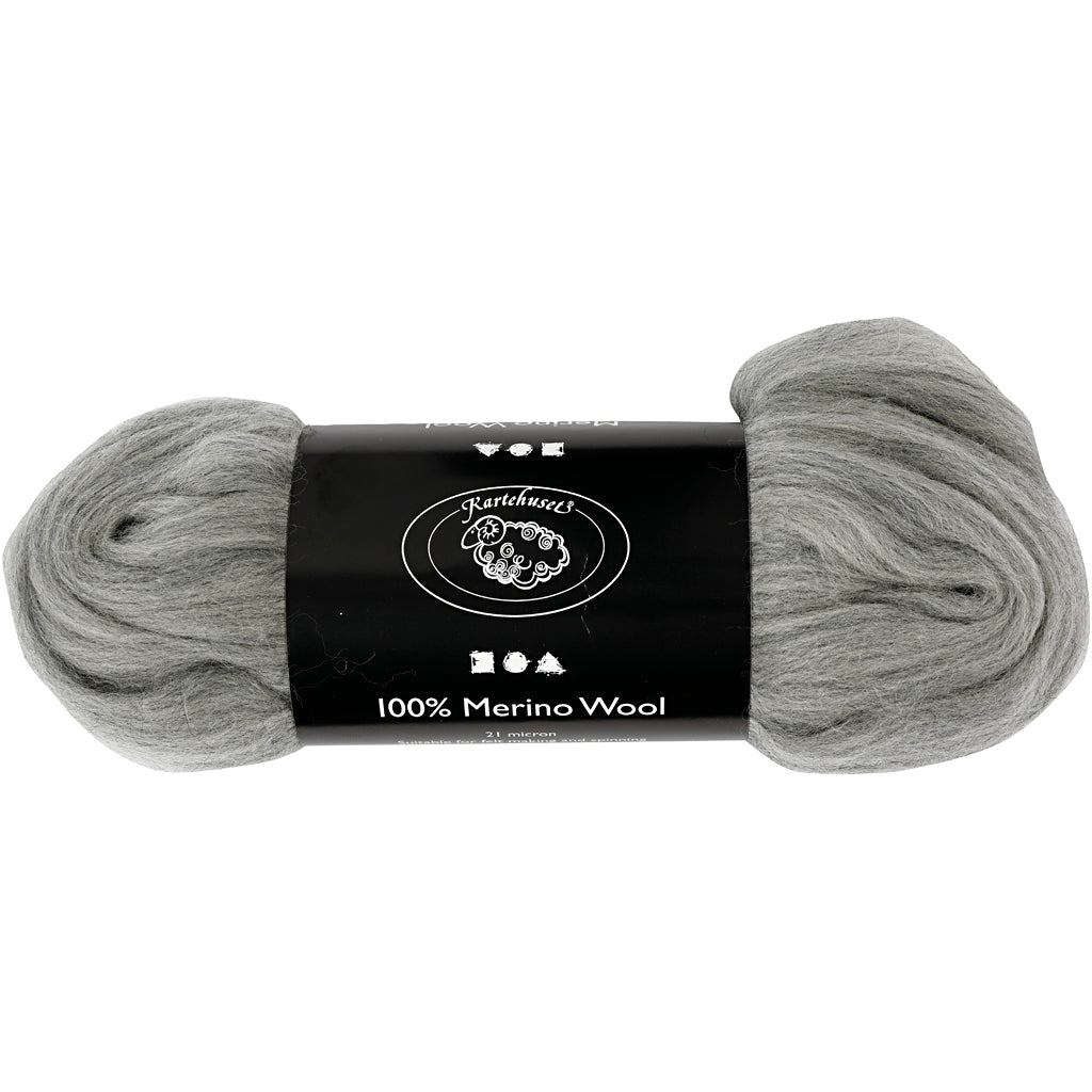 Lana merino gris 100 g