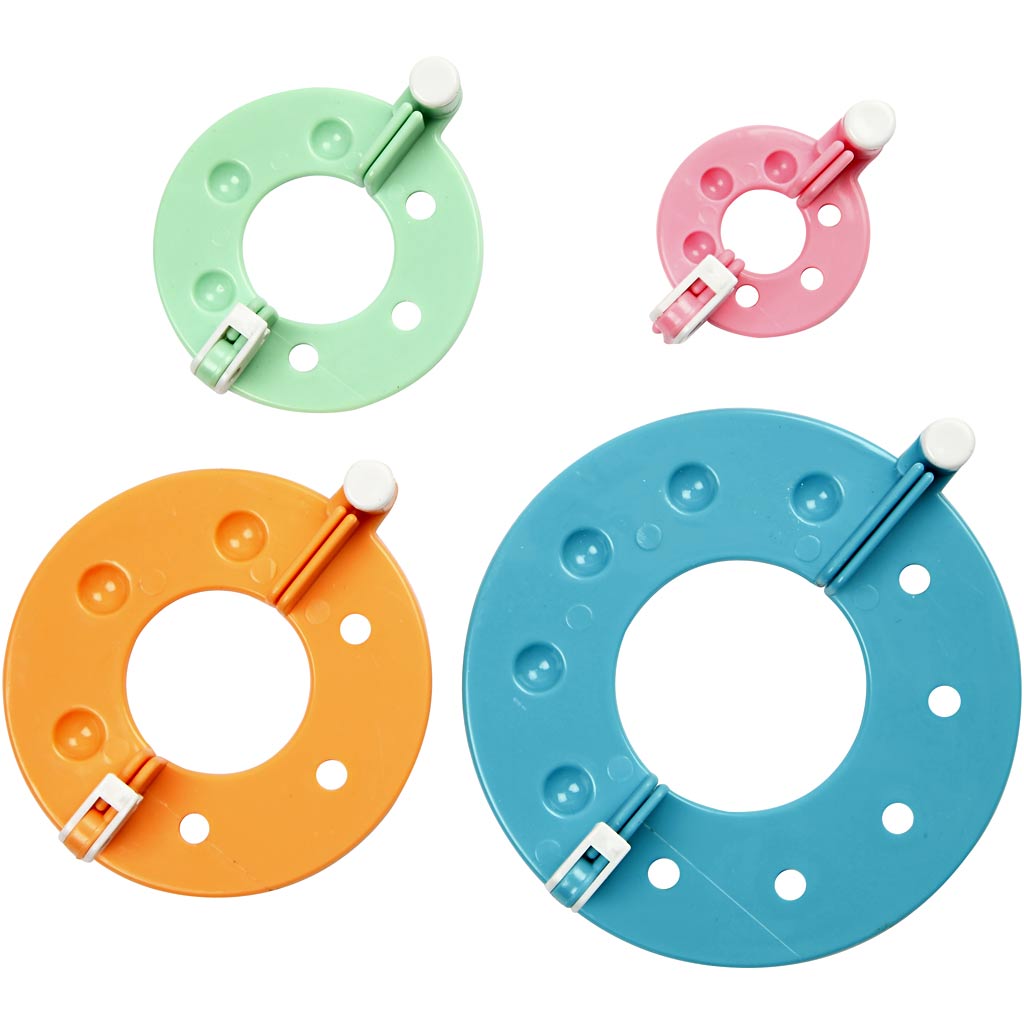 Maquinillas para pompones — 4 ud (1 set)