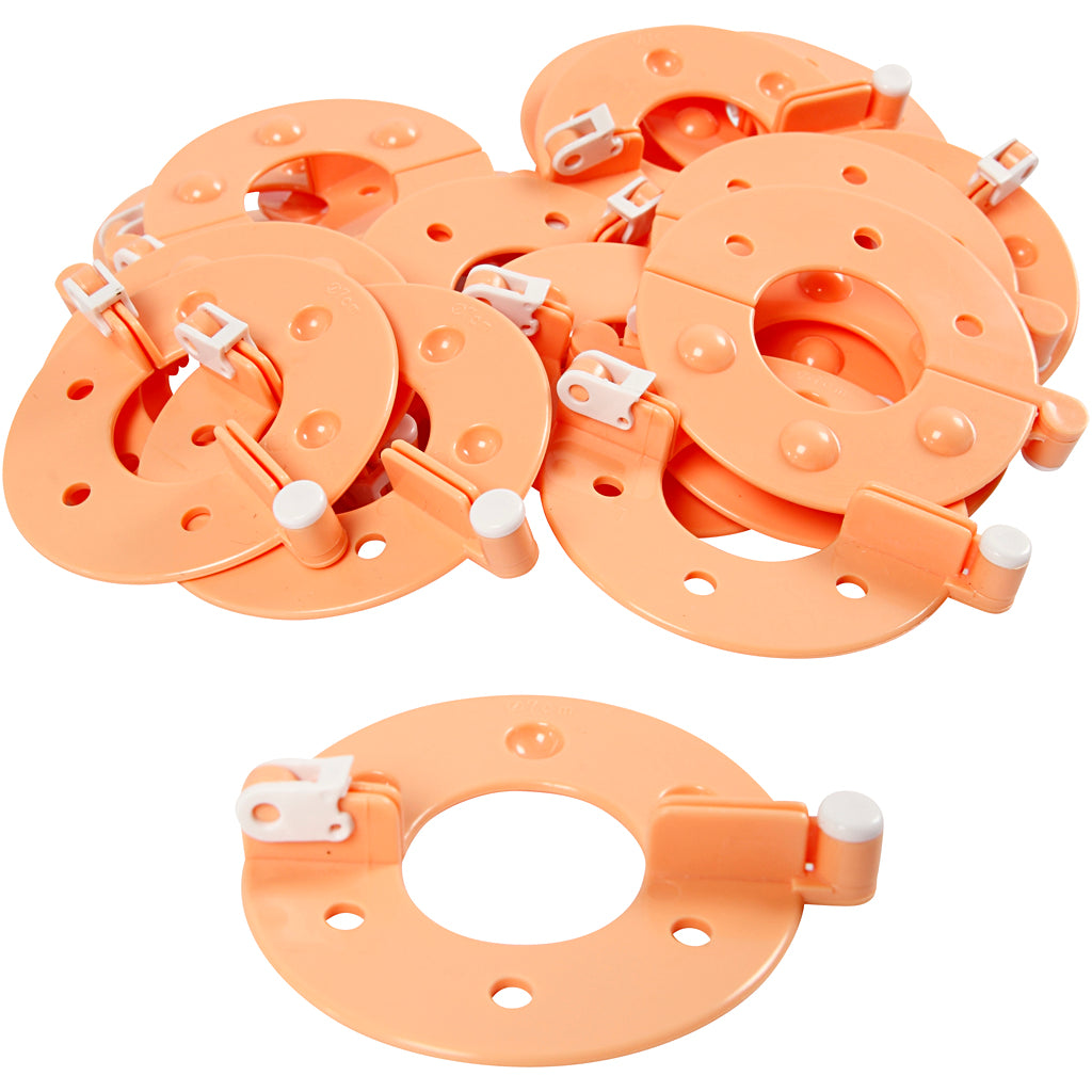 Maquinilla para pompones ⌀ 7 cm — 12 ud (1 pack)