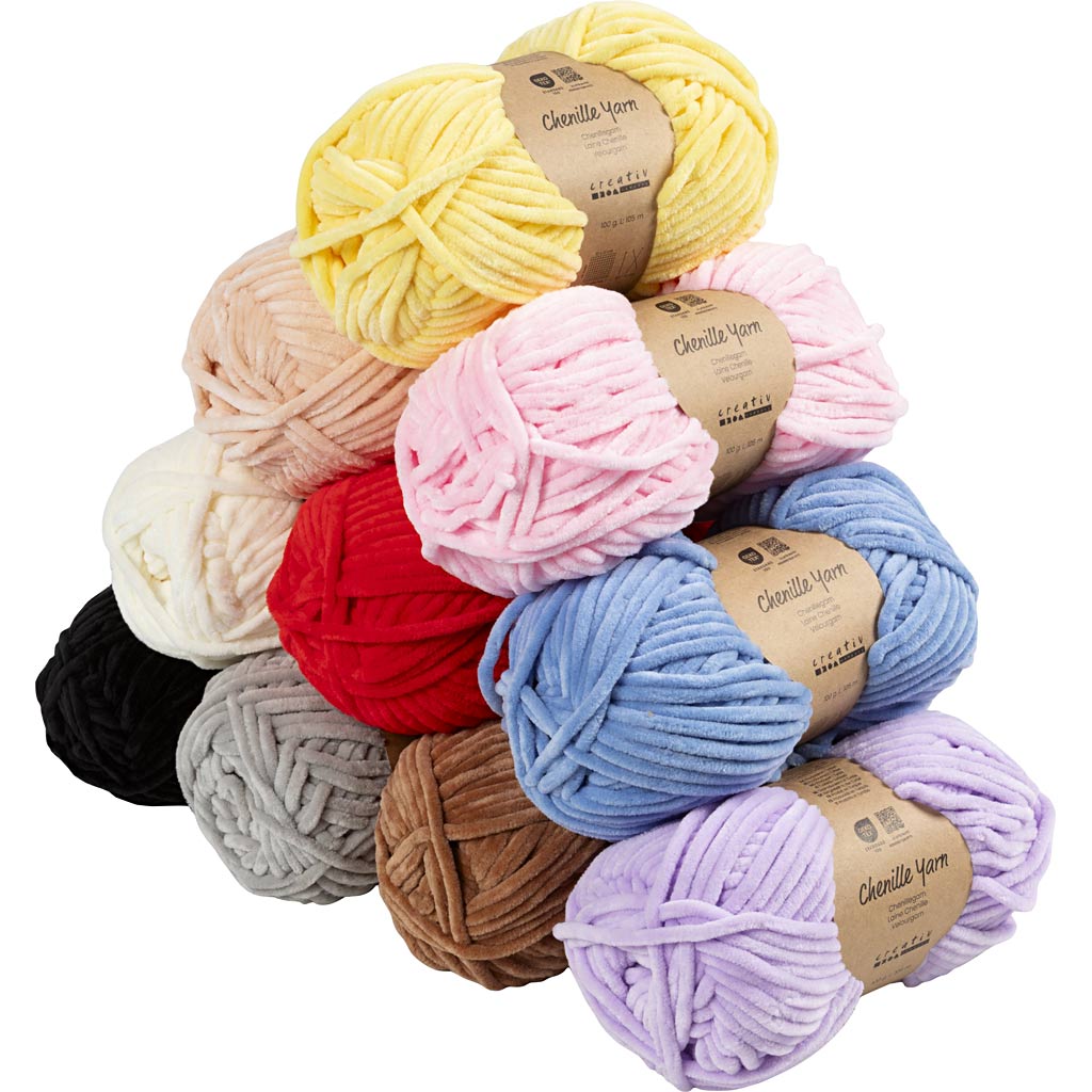 Hilo de velour colores surtidos 100 g
