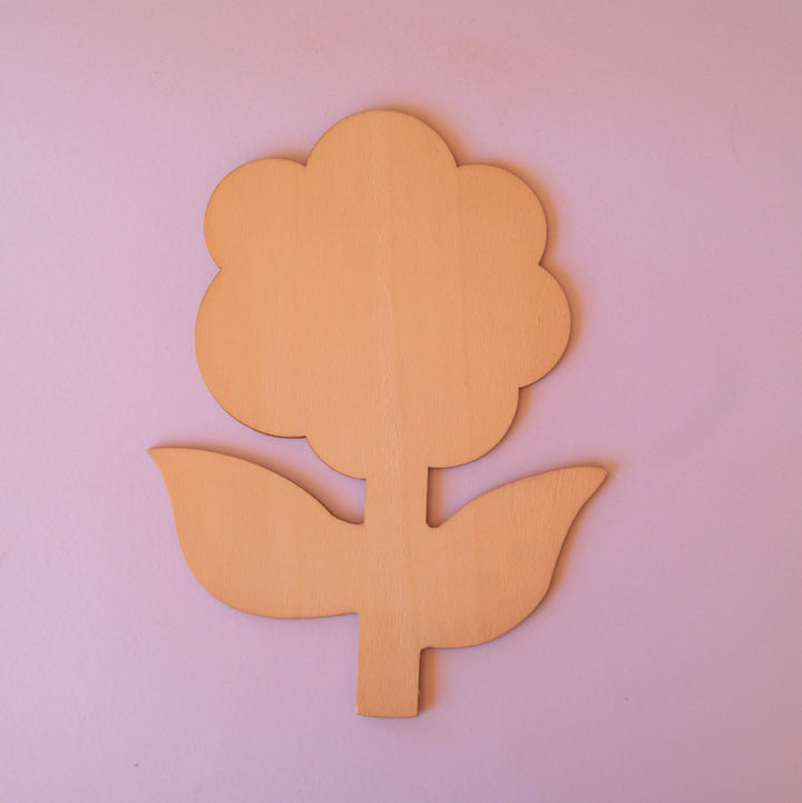 SILUETA ESPEJO FLOR MADERA