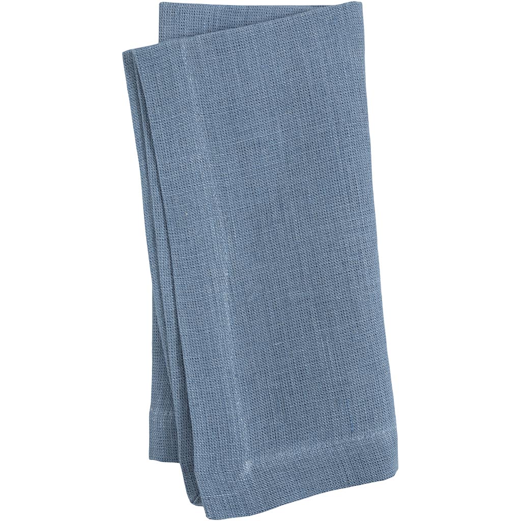 Servilleta de tela azul 42x42 cm 185 g — 2 ud (1 pack)