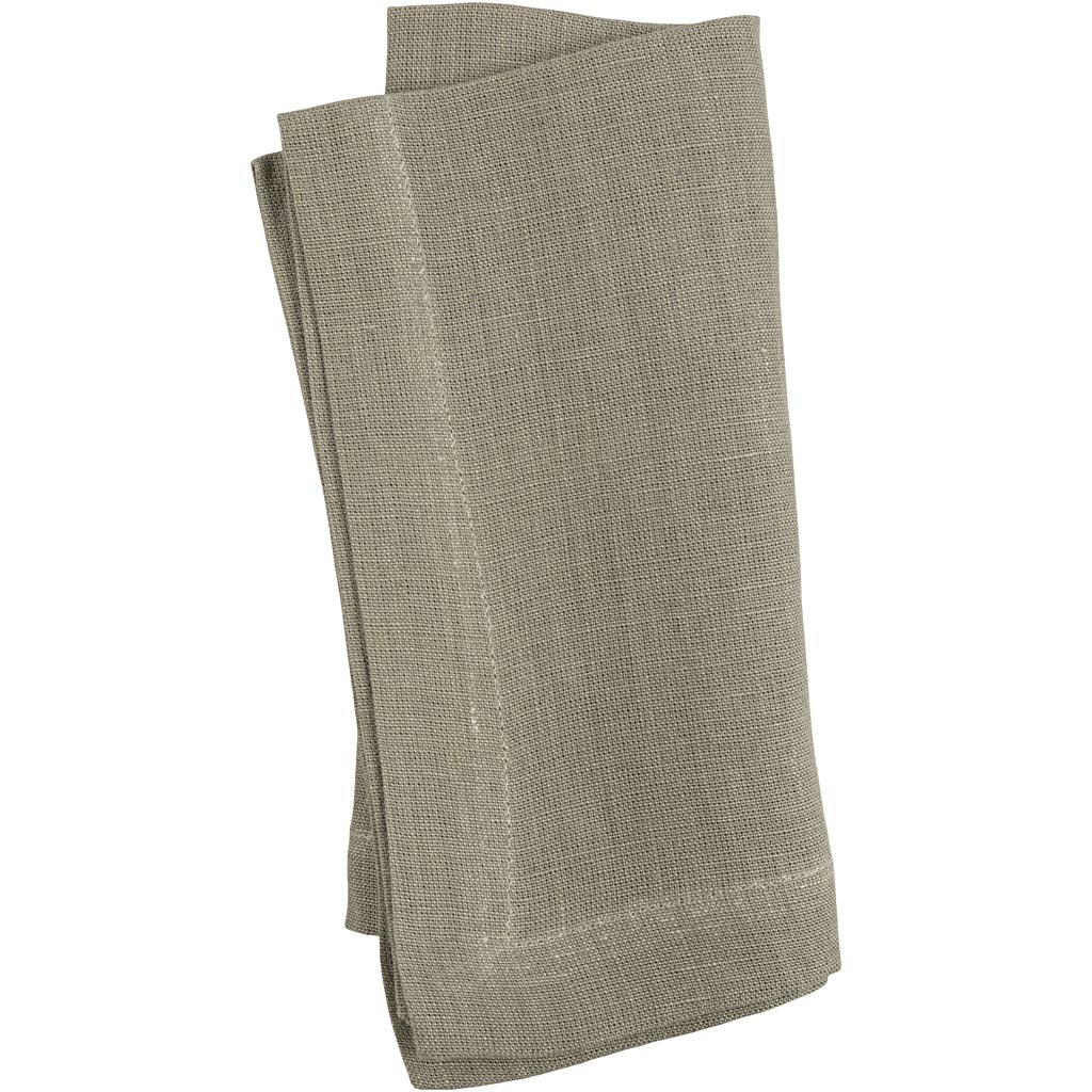 Servilleta de tela verde 42x42 cm 185 g — 2 ud (1 pack)