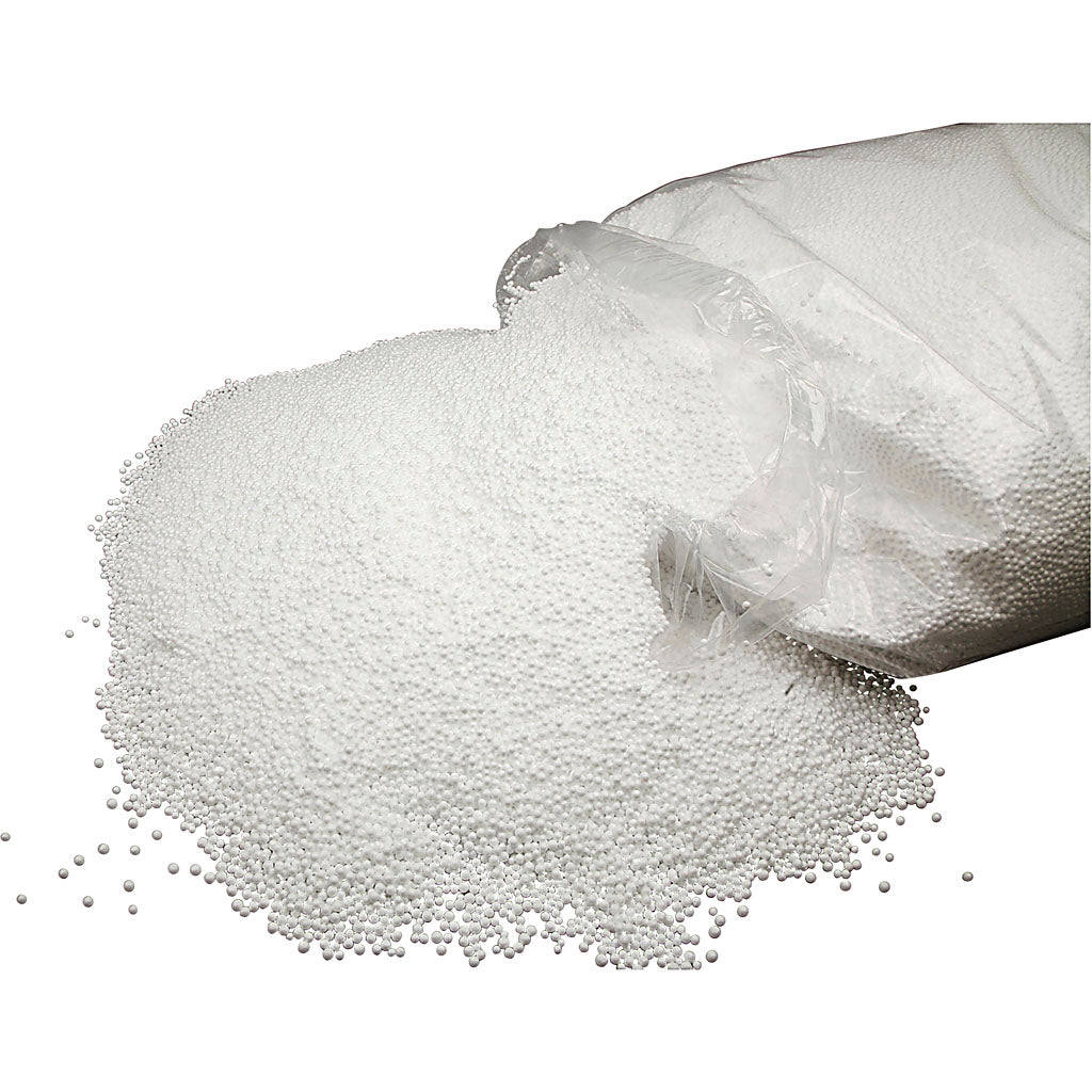 Pellets de poliestireno blanco 5 mm