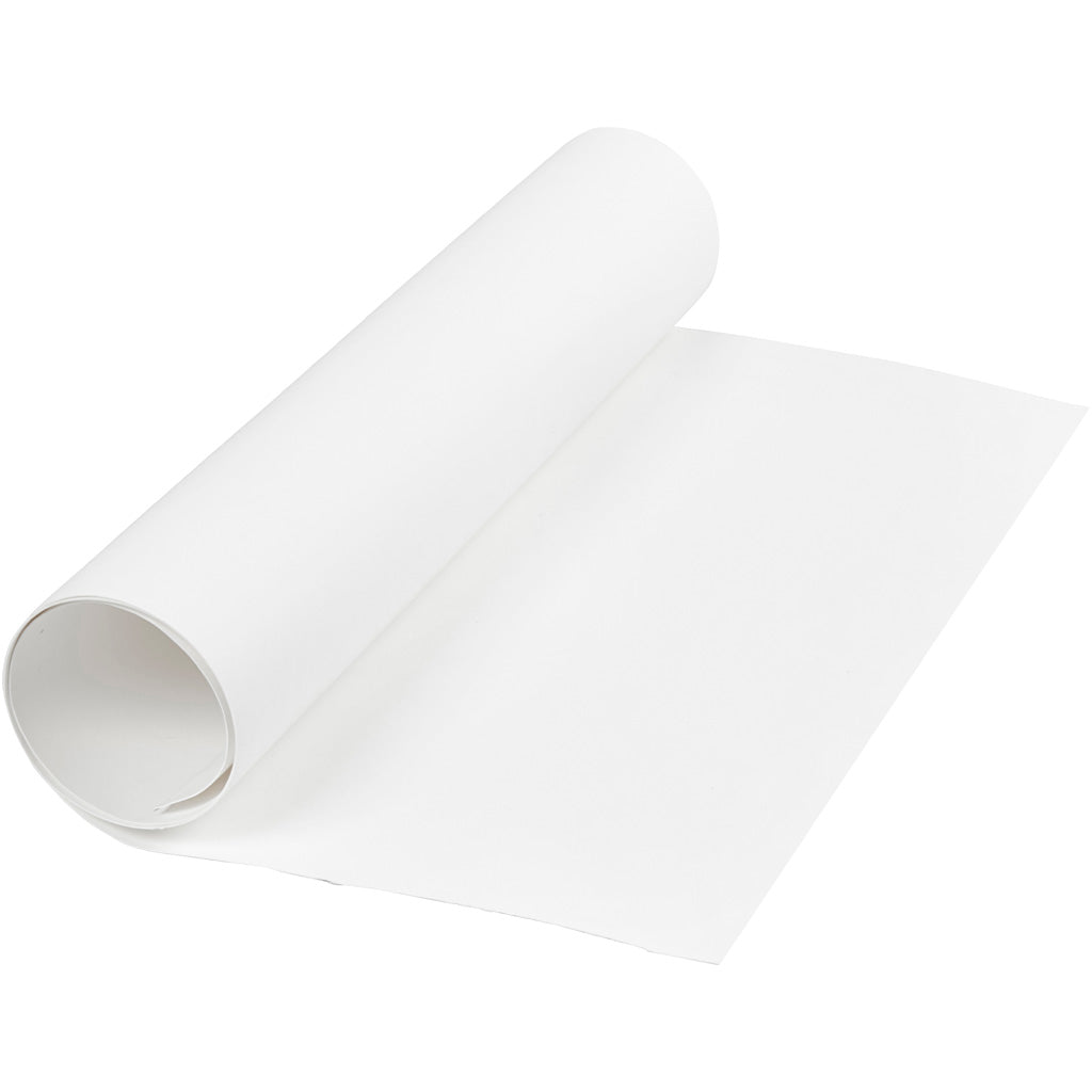 Papel imitación piel blanco 350 g — 1 m (1 rollo)