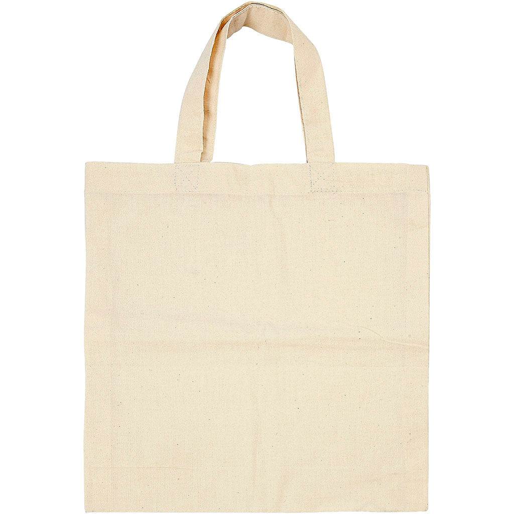Tote bag natural 27.5x30 cm 135 g — 5 ud (1 pack)