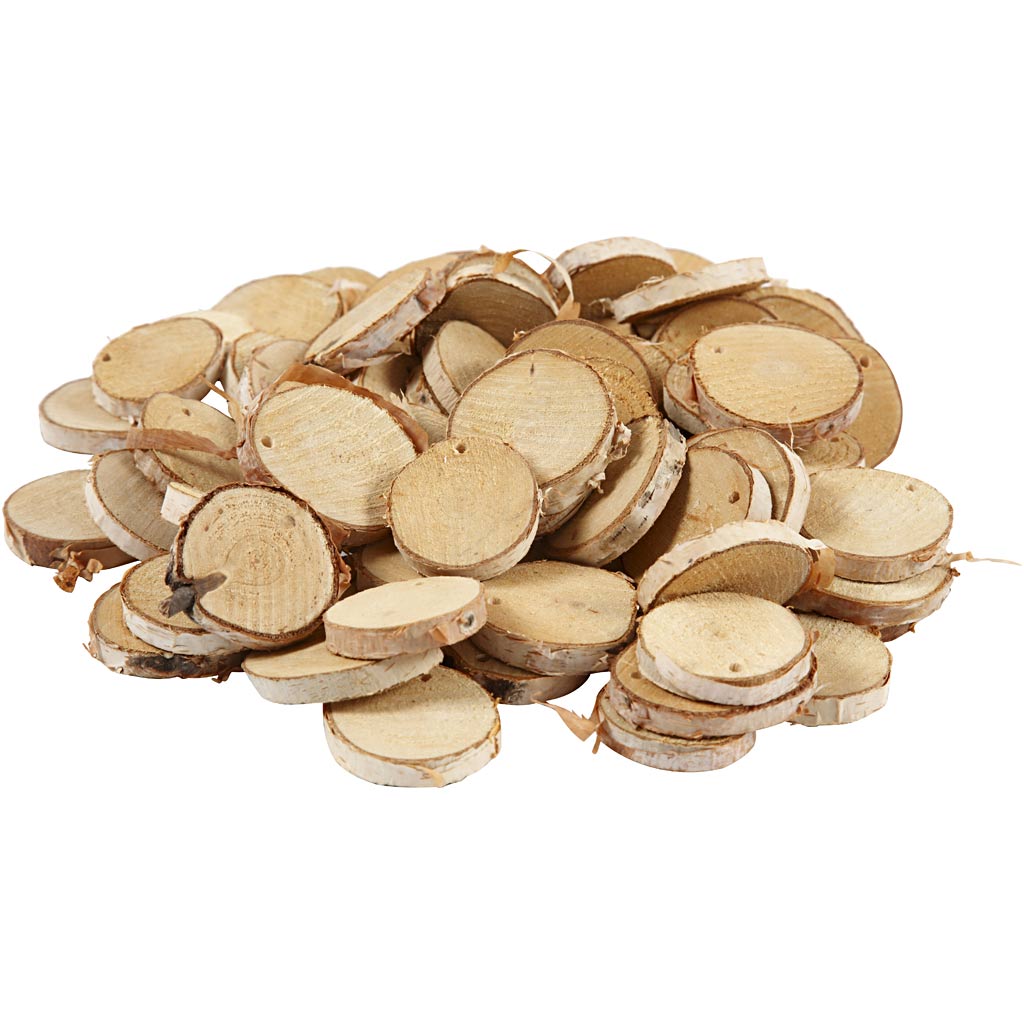 Disco de madera con orificio 4 mm 500 g