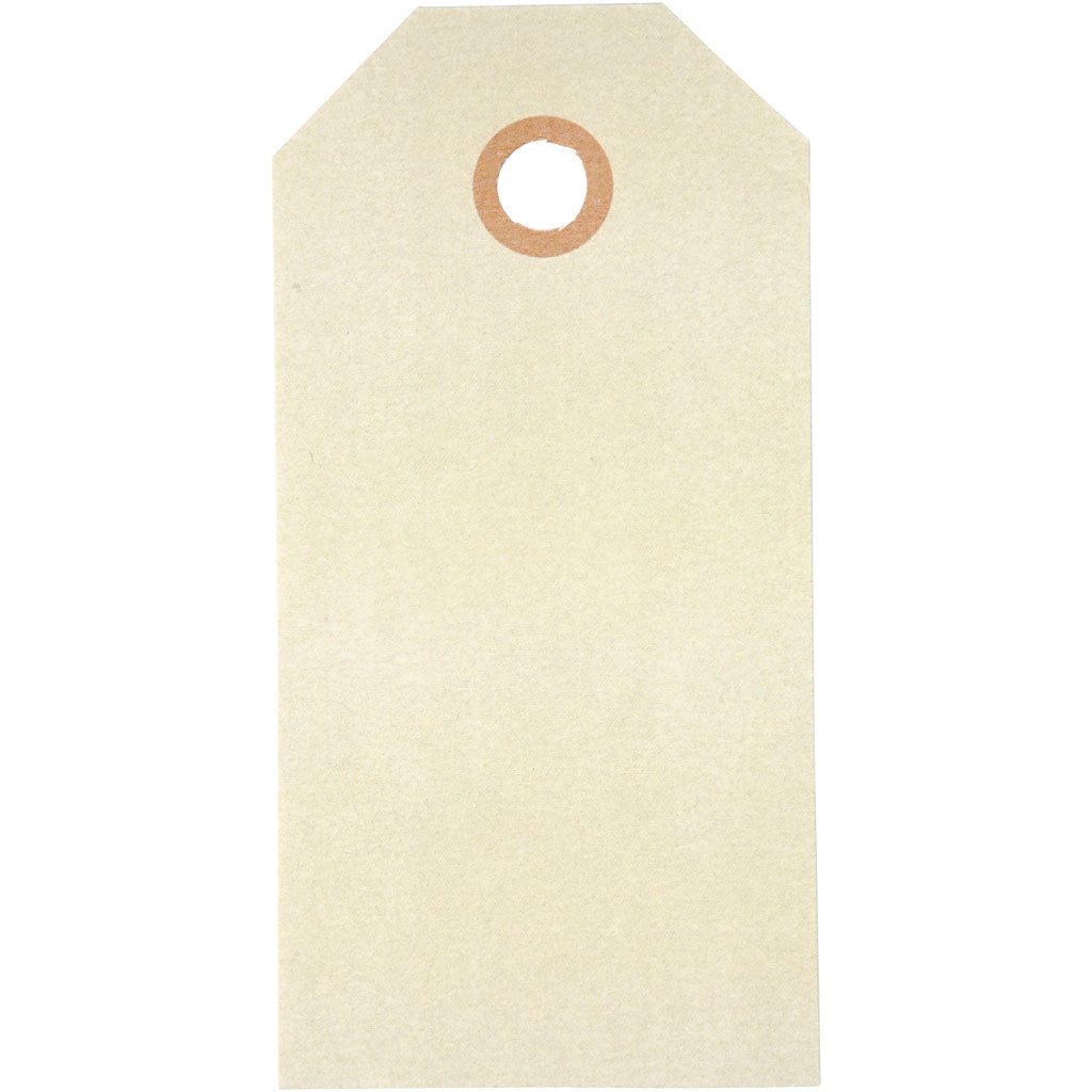 Etiquetas manila crema 5x10 cm 250 g — 1000 ud (1 pack)