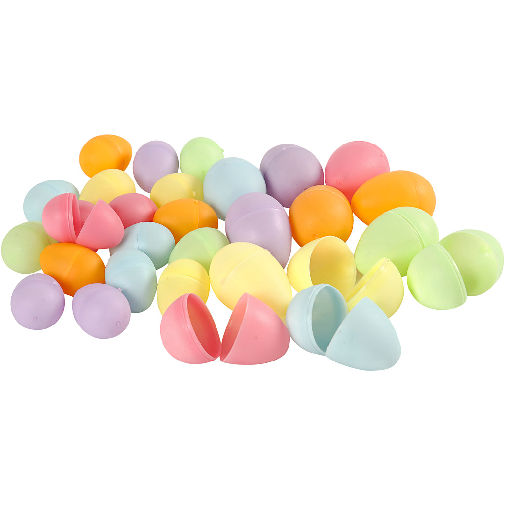 Huevos decorativos colores pastel — 180 ud (1 pack)