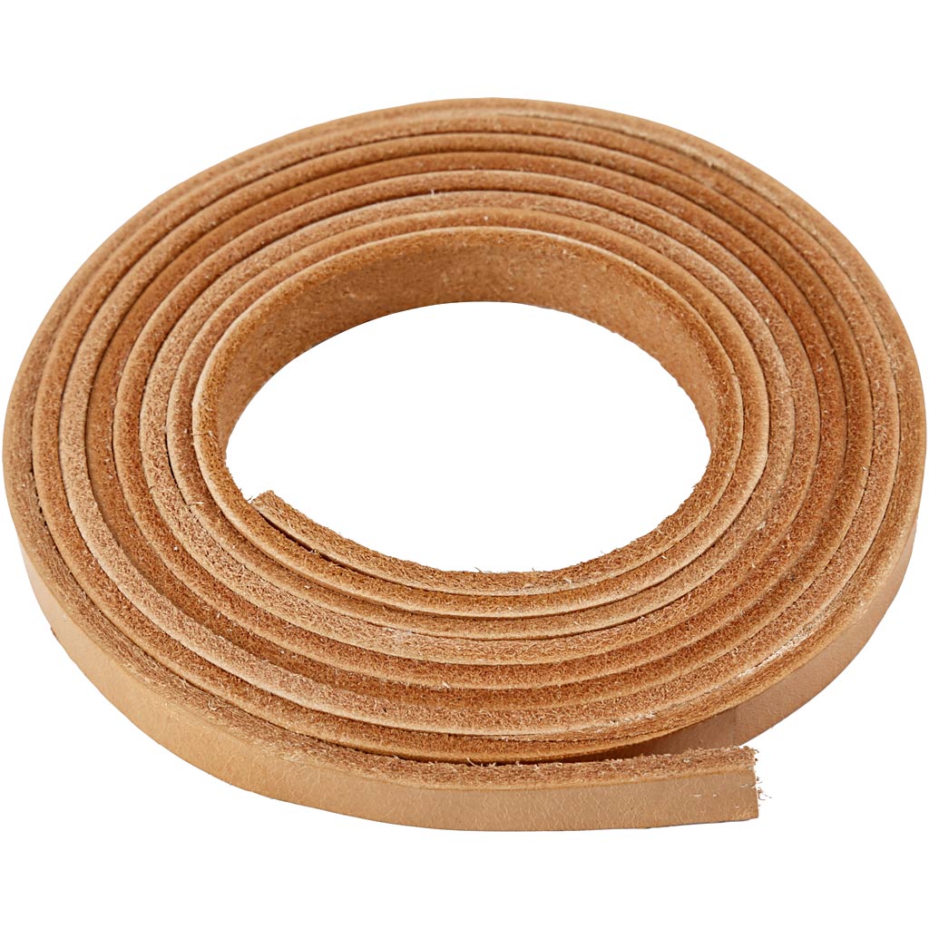 Tira de cuero natural — 2 m (1 pack)