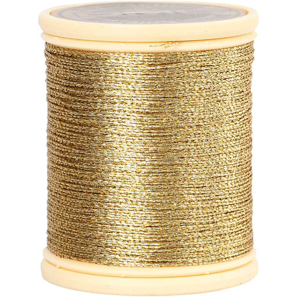 Hilo metalizado DMC dorado — 40 m (1 rollo)