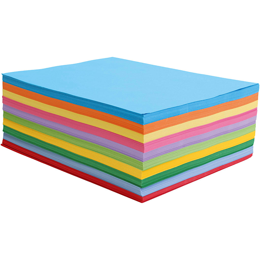 Papel Creativ Company colores surtidos A4 80 g — 1000 hojas (1 pack)