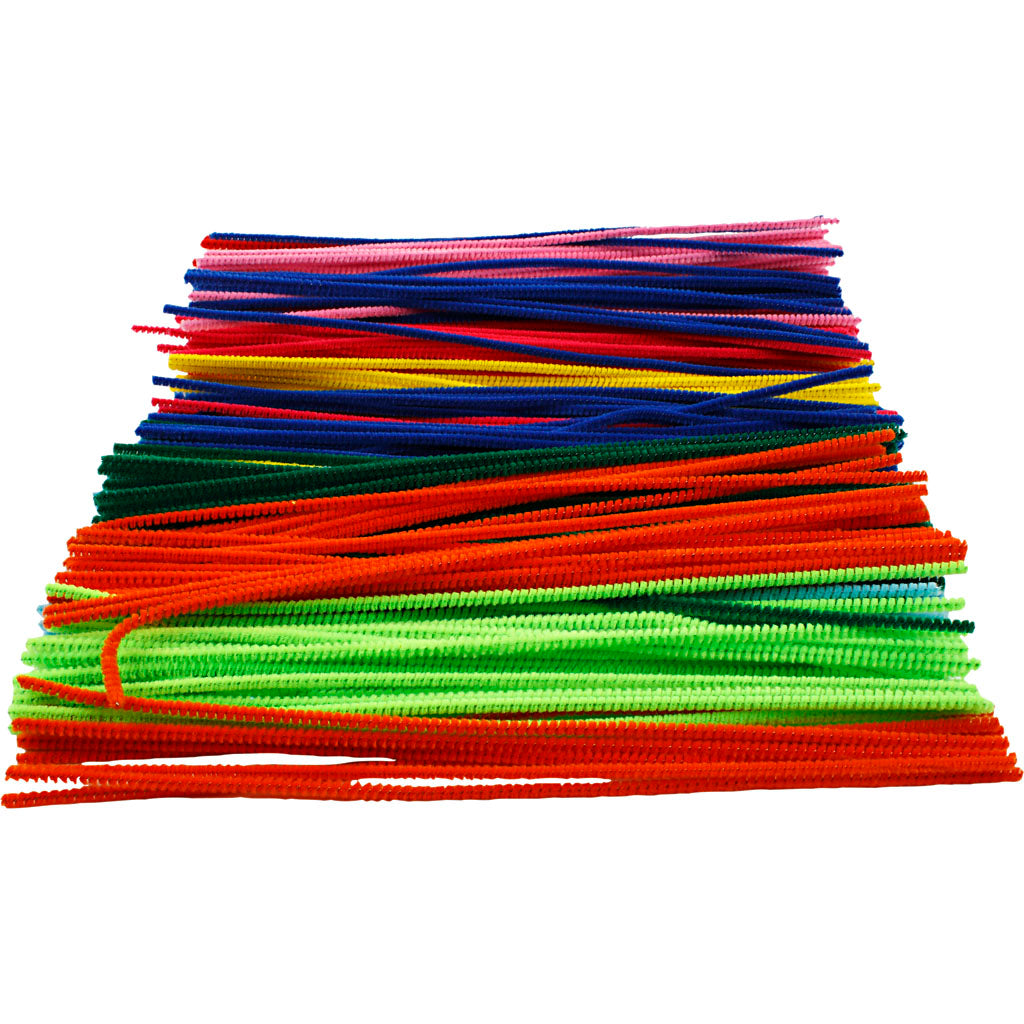 Chenilla colores surtidos L: 30 cm