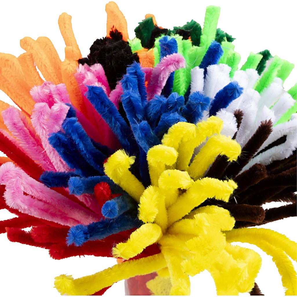 Chenilla colores surtidos L: 30 cm