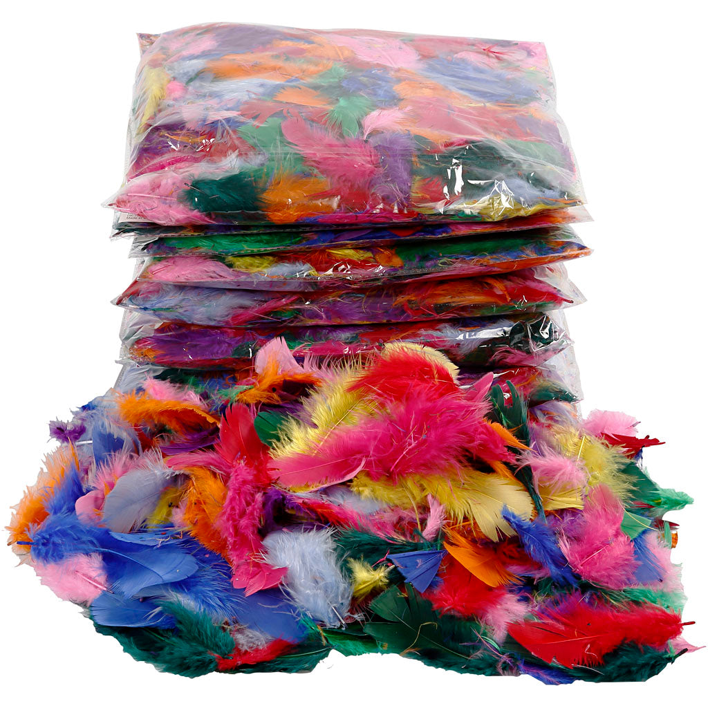 Plumón colores surtidos 500 g