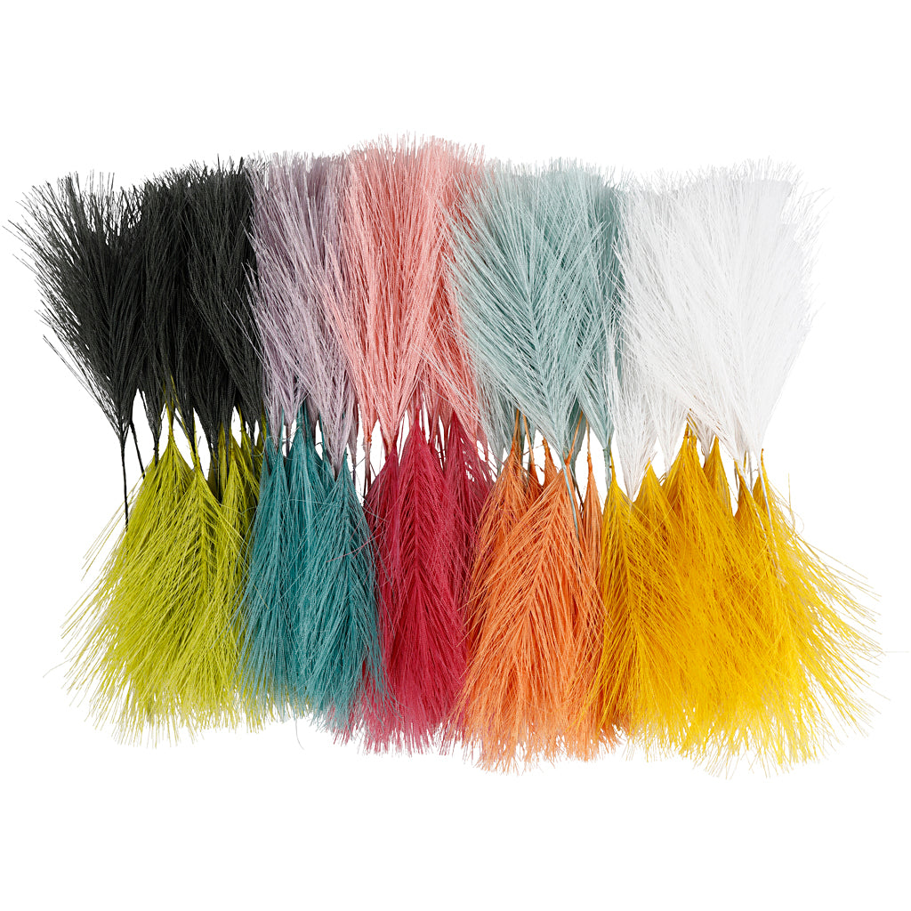 Plumas artificiales L: 15 cm — 100 ud (1 pack)