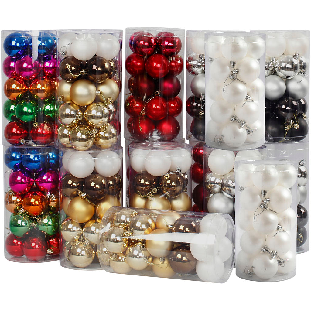 Adornos navideños ⌀ 6 cm — 24x20 ud (1 pack)