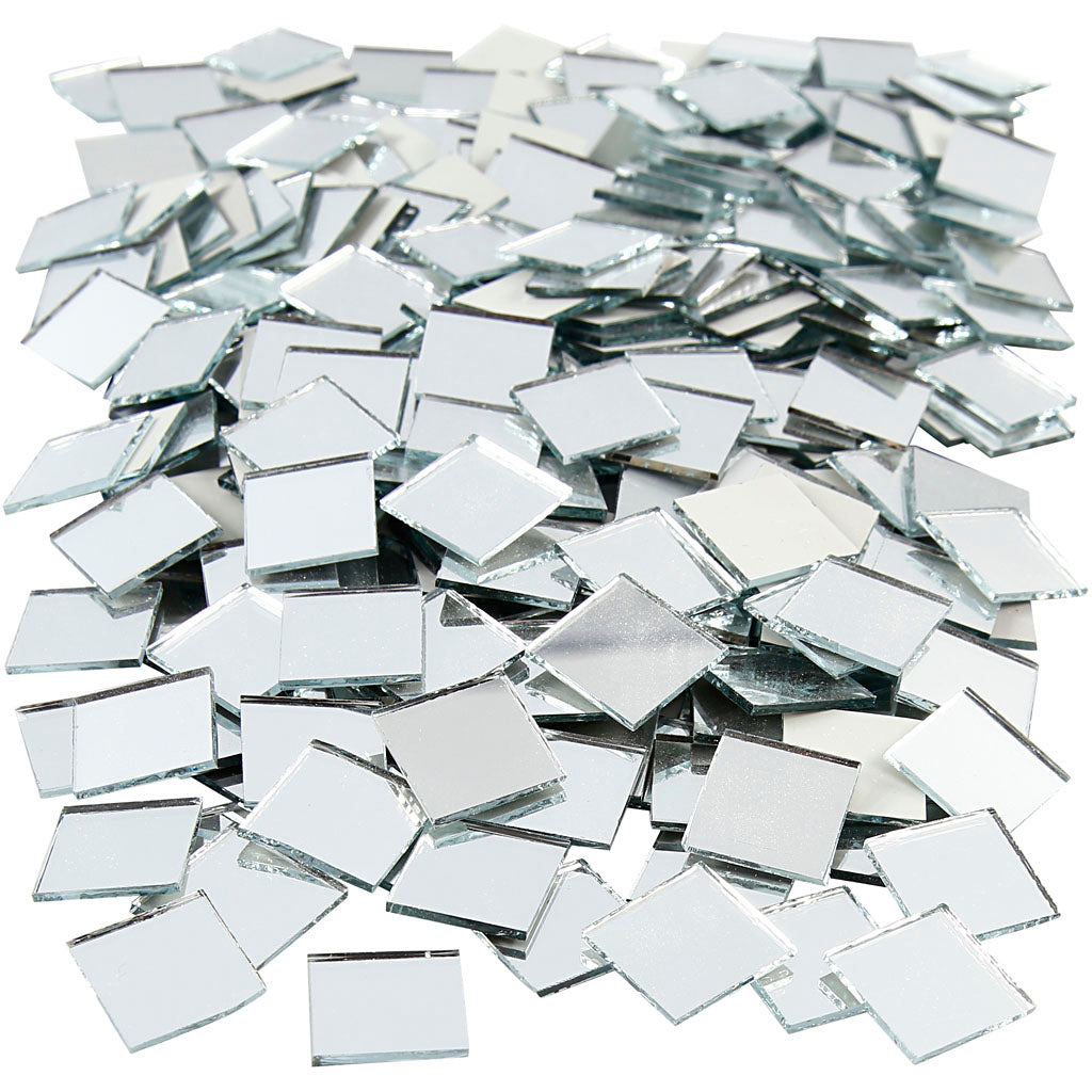 Teselas de mosaico tipo espejo 16x16 mm — 500 ud (1 pack)