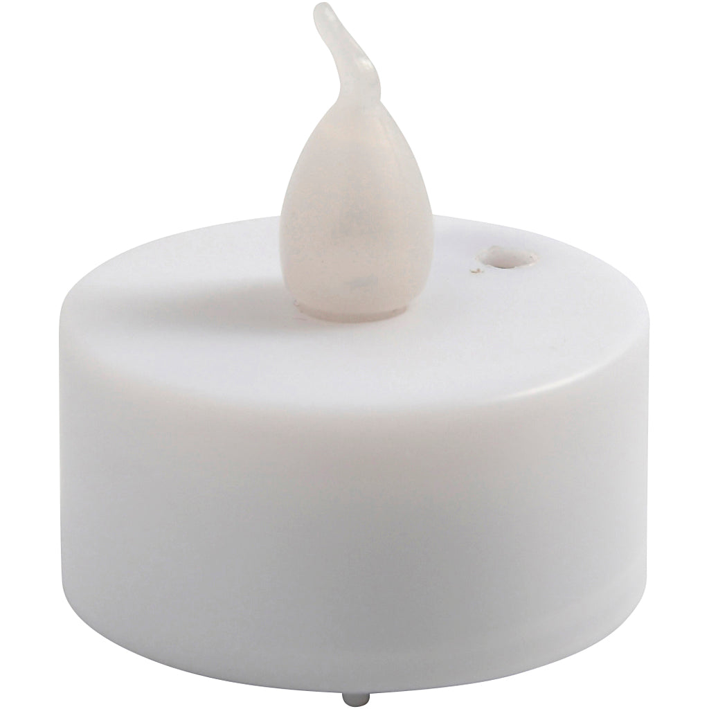 Velas LED de té ⌀ 38 mm — 6 ud (1 pack)