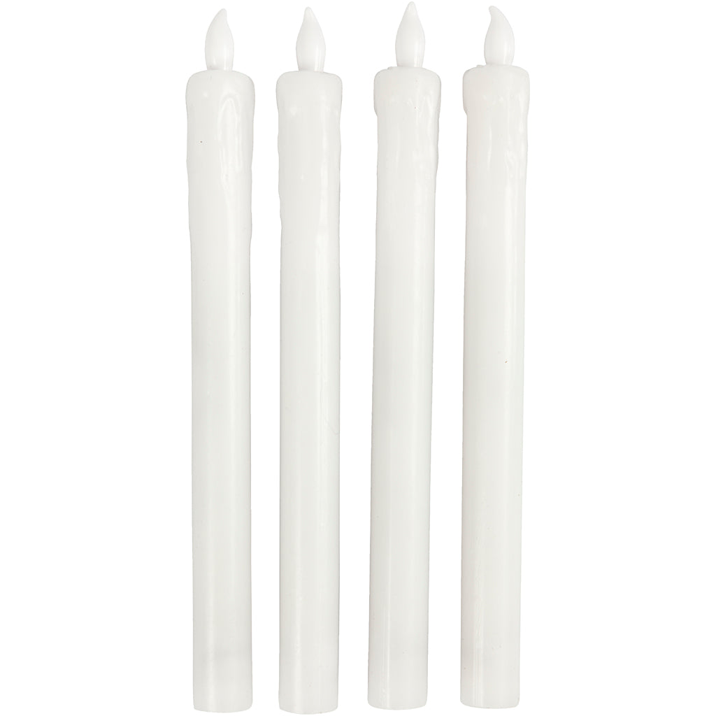 Vela LED ⌀ 20 mm — 4 ud (1 pack)