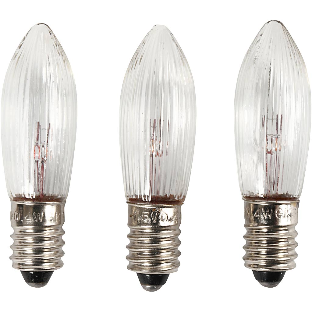 Bombillas LED ⌀ 15 mm — 3 ud (1 pack)