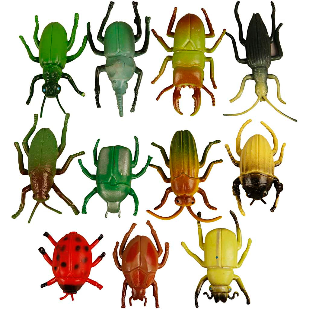 Insectos decorativos 5 cm — 60 ud (1 pack)