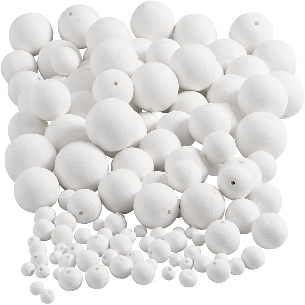 Bolas de algodón prensado blanco — 240 ud (1 pack)