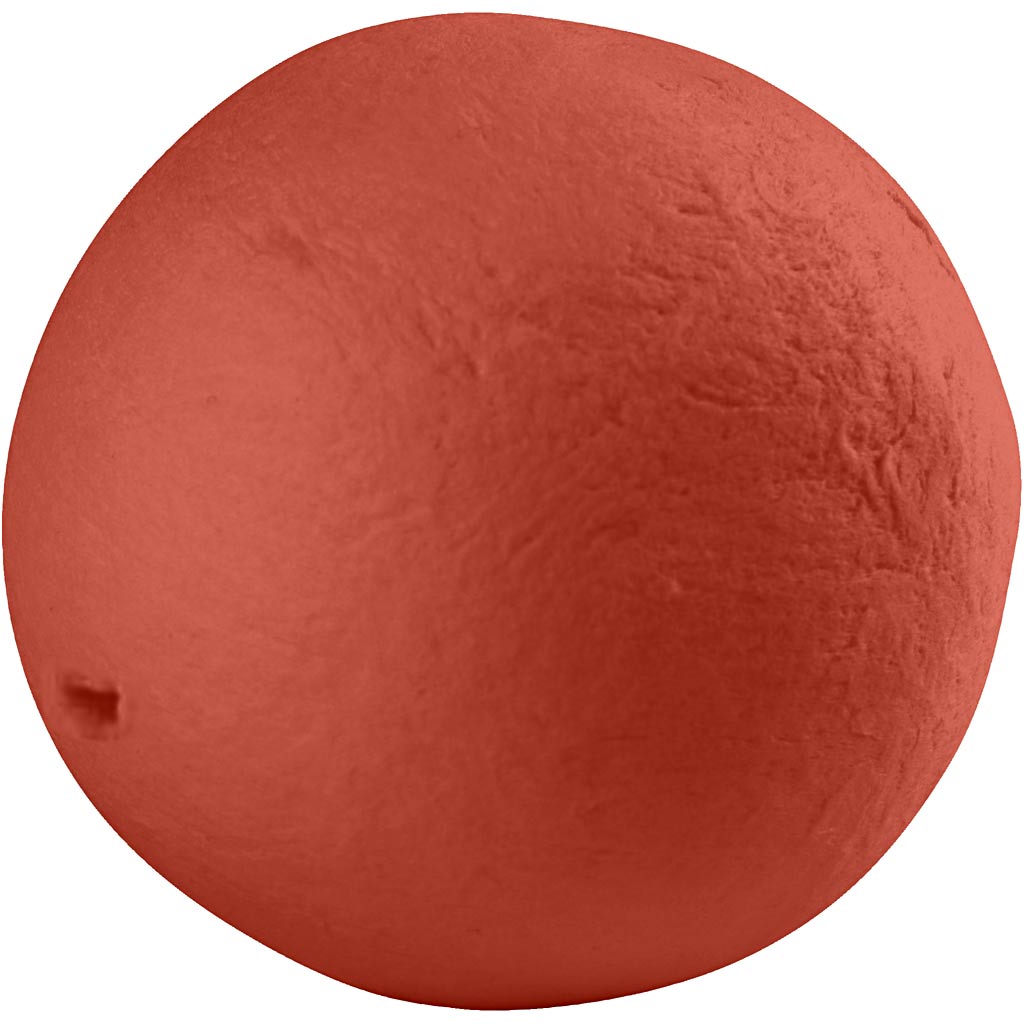 Bolas de algodón prensado rojo ⌀ 30 mm — 50 ud (1 pack)