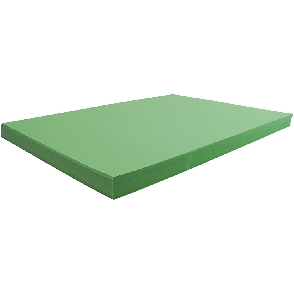 Cartulina verde 50x70 cm 270 g — 100 hojas (1 pack)