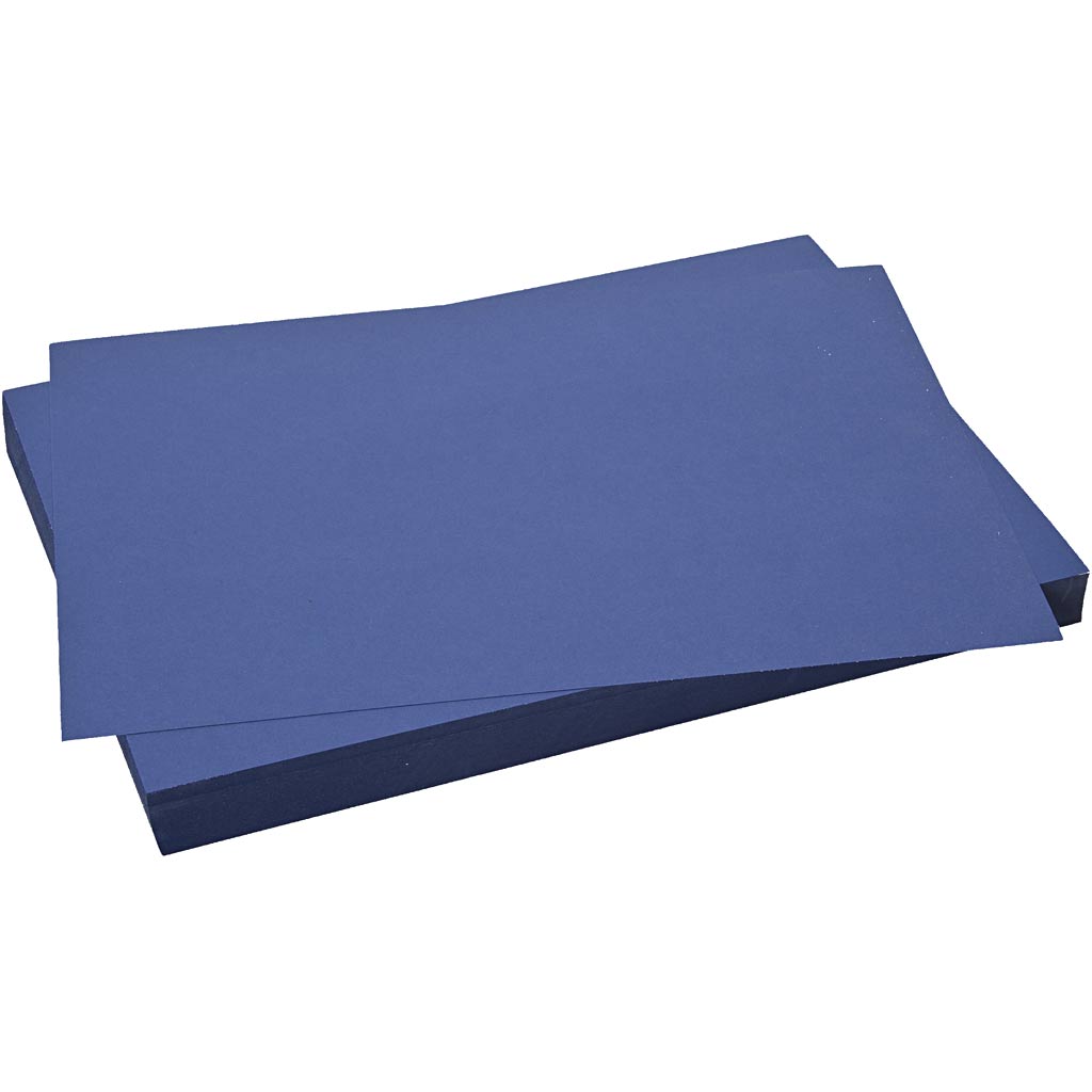 Cartulina azul oscuro 50x70 cm 270 g — 10 hojas (1 pack)