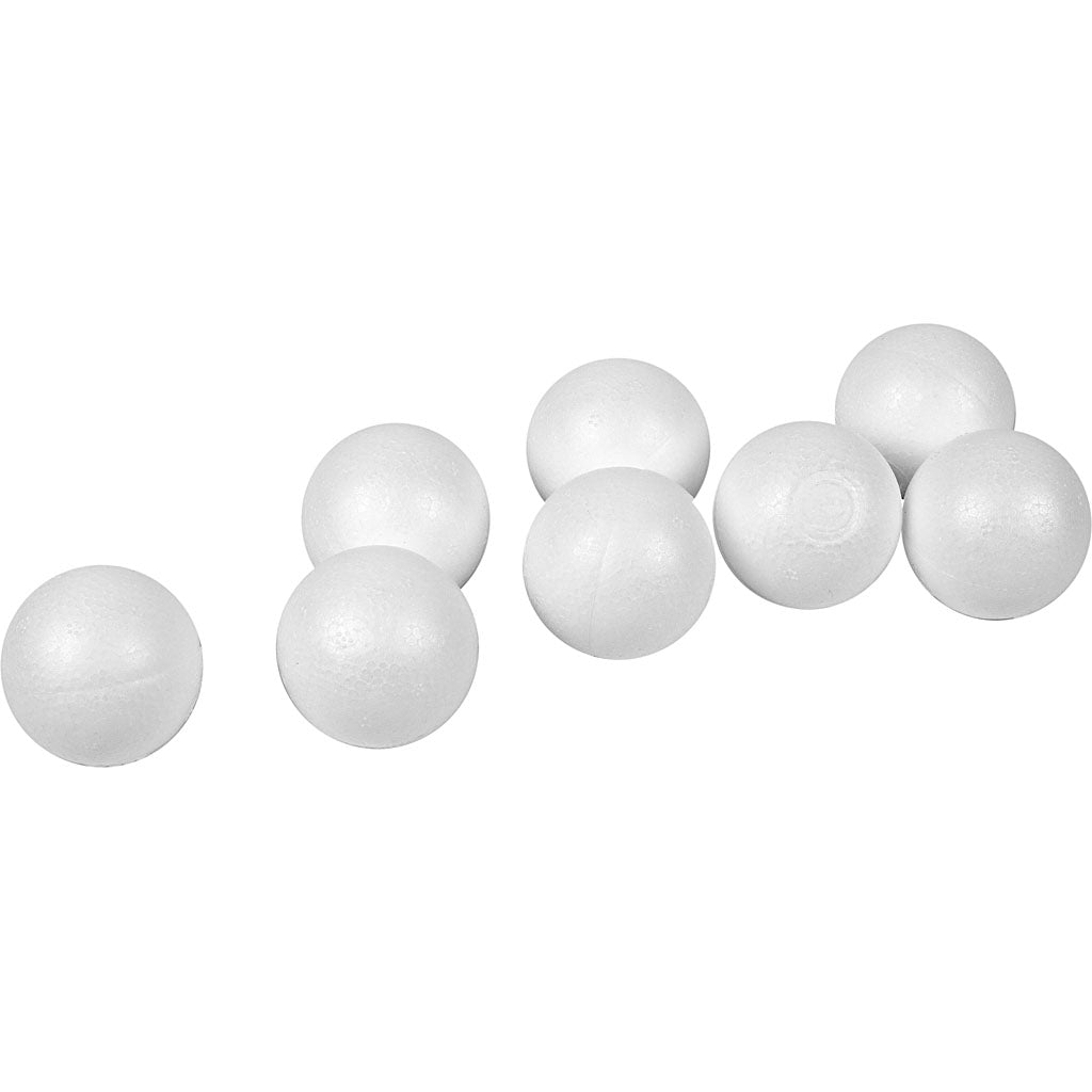 Bolas de poliestireno blanco ⌀ 4 cm — 100 ud (1 pack)