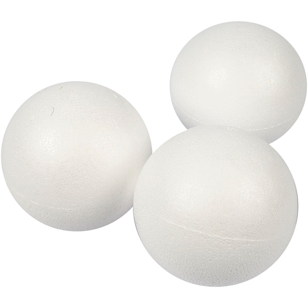 Bolas de poliestireno blanco ⌀ 8 cm — 25 ud (1 pack)