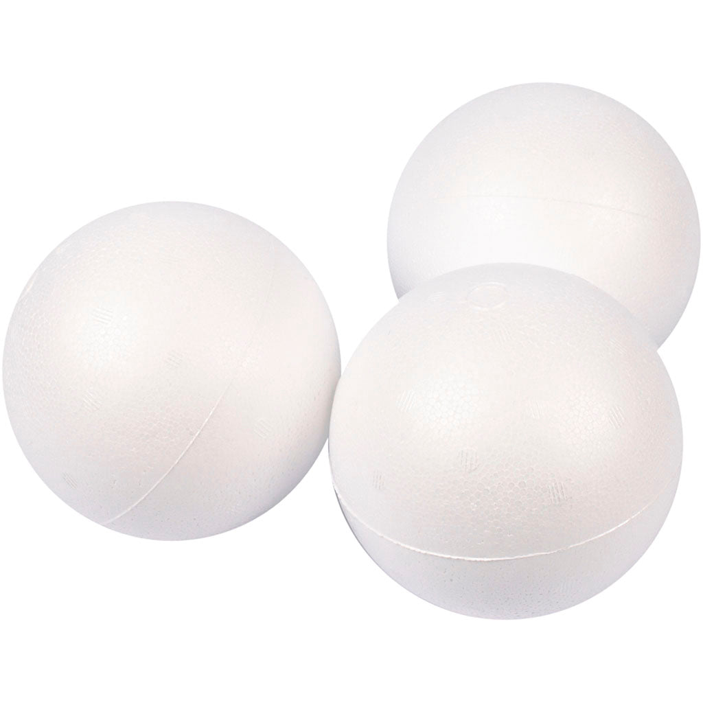 Bolas de poliestireno blanco ⌀ 10 cm — 25 ud (1 pack)