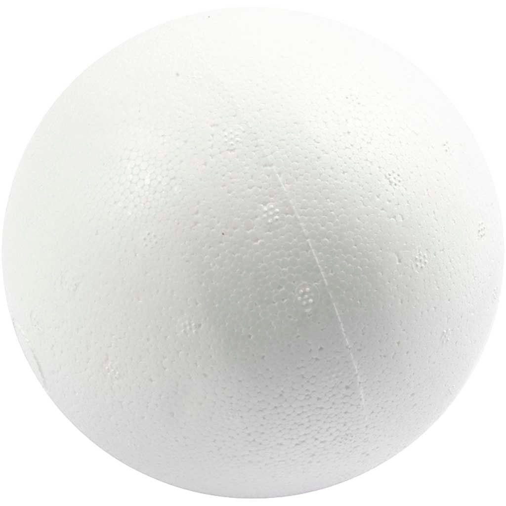 Bolas de poliestireno blanco ⌀ 12 cm — 25 ud (1 pack)