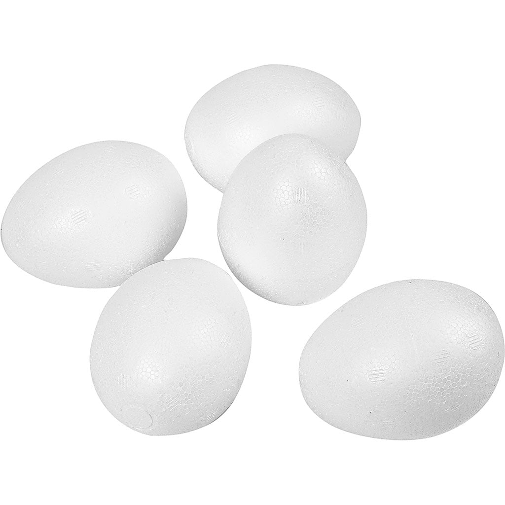 Huevos de poliestireno blanco — 50 ud (1 pack)