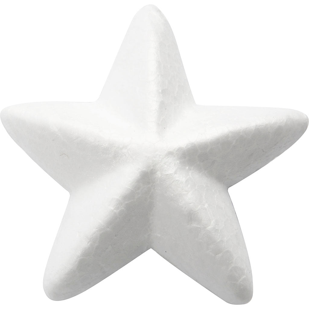 Estrella decorativa blanco — 25 ud (1 pack)