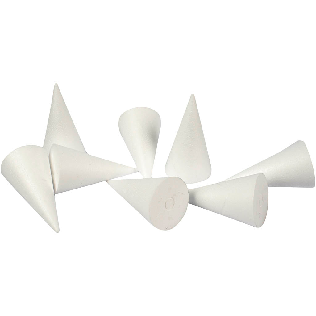 Cono blanco ⌀ 5.5 cm — 50 ud (1 pack)