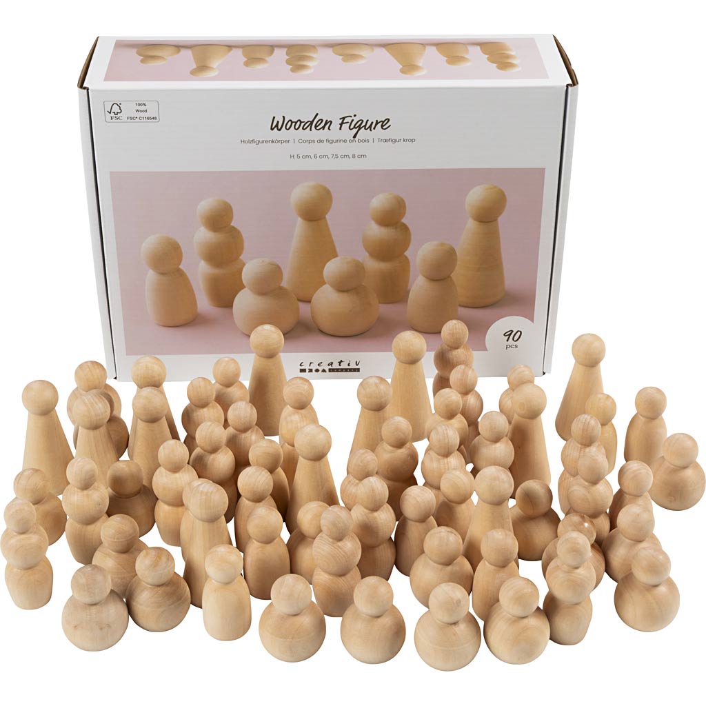 Figura corporal de madera