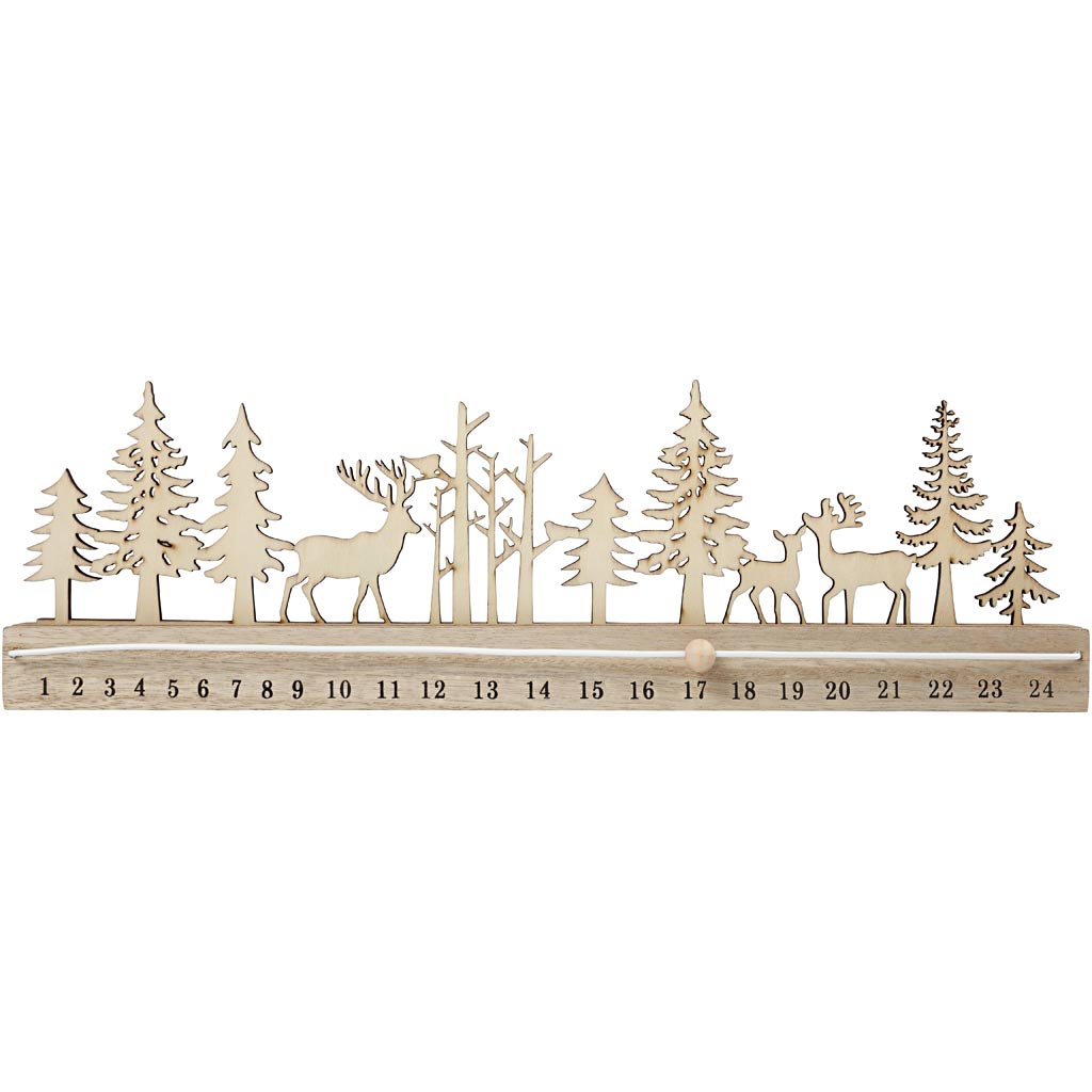 Cuenta atrás de Adviento L: 40 cm — 1 ud