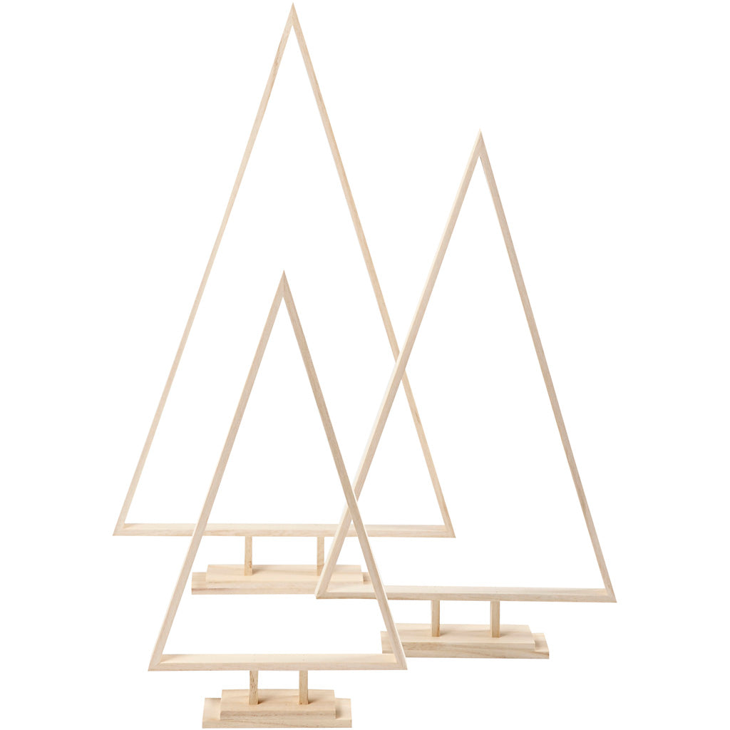 Árboles de Navidad decorativos — 3 ud (1 pack)