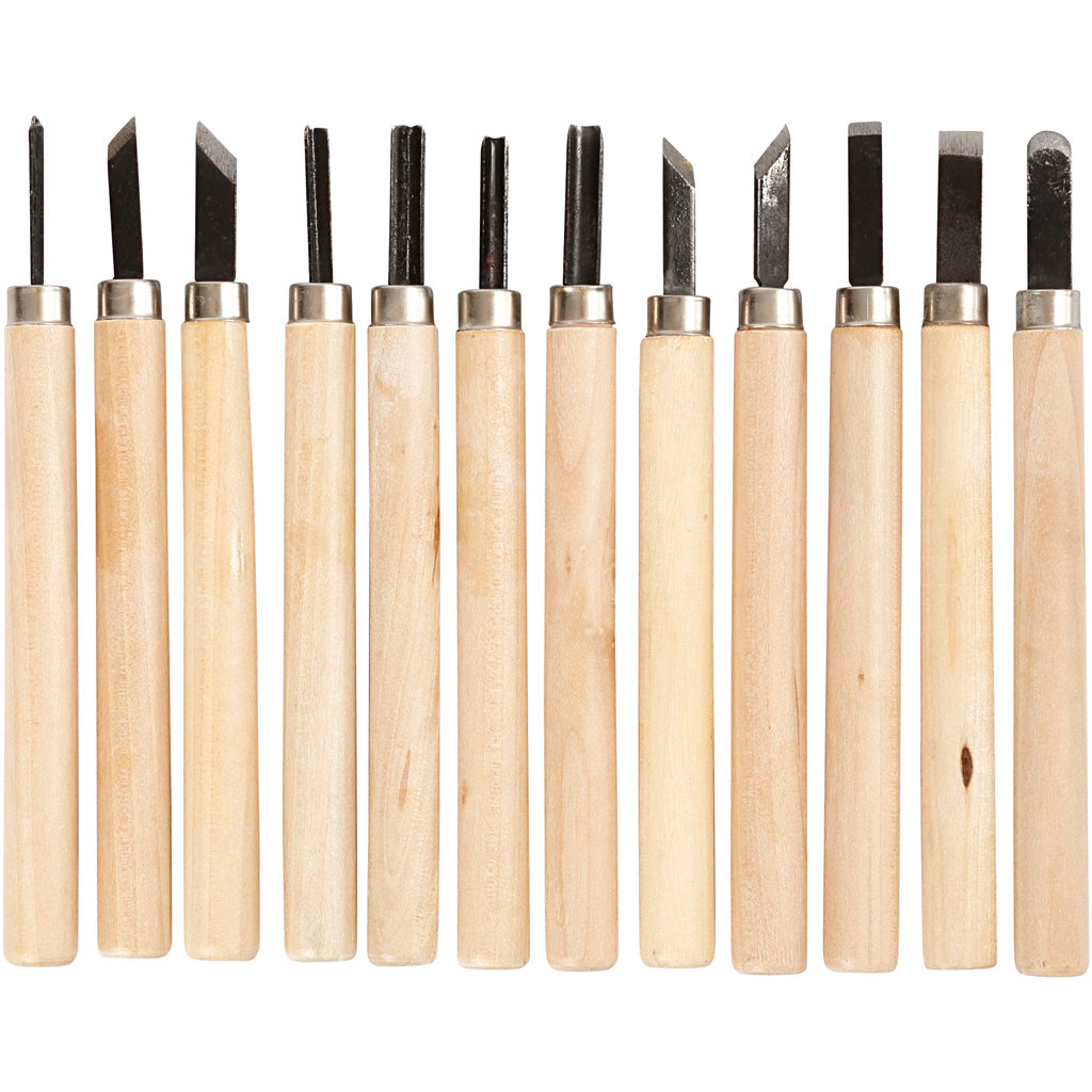 Set de tallado — 12 ud (1 pack)