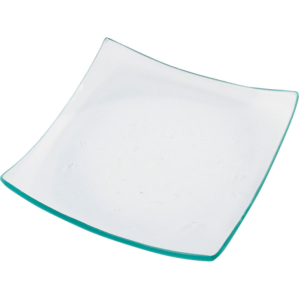 Plato de cristal 11.5x11.5 cm — 12 ud (1 pack)