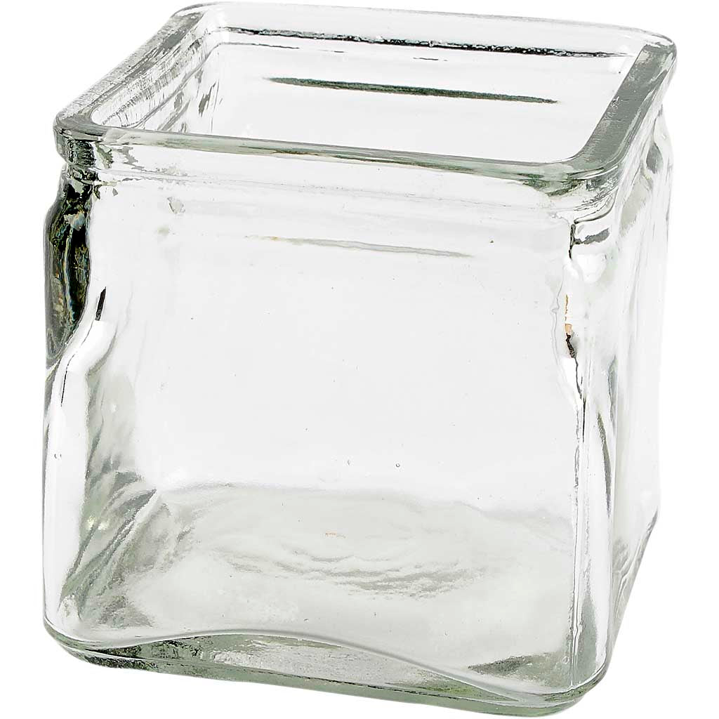 Portavelas cuadrado 10x10 cm — 12 ud (1 pack)