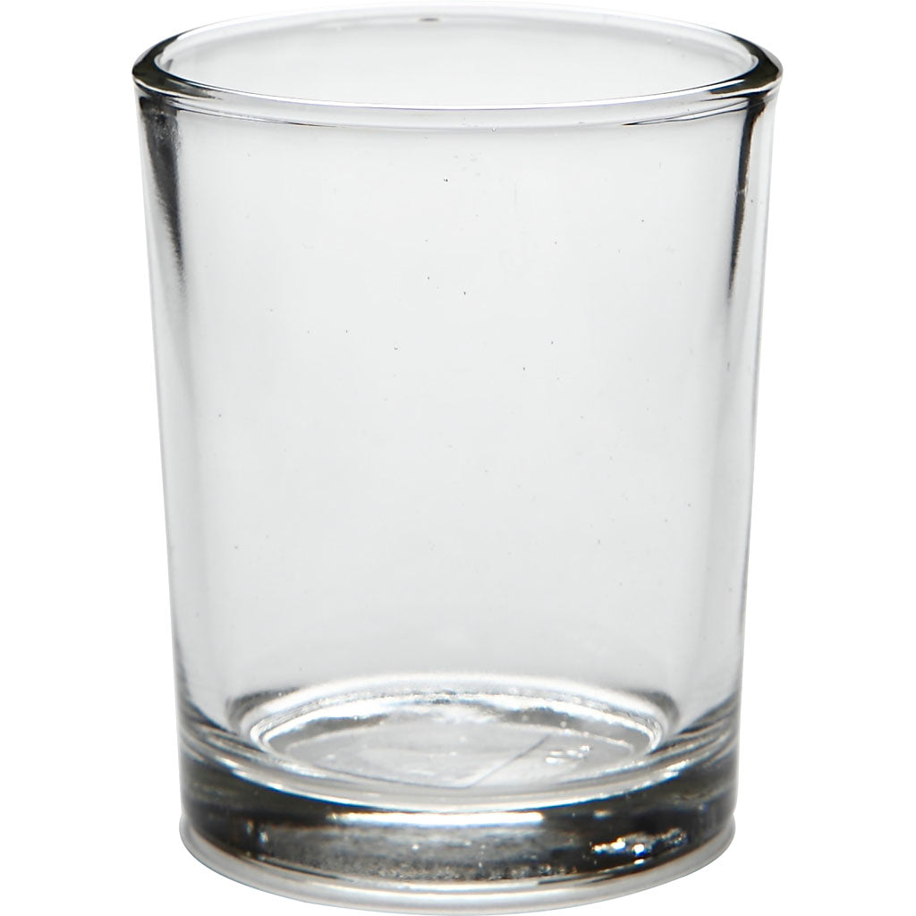 Portavelas de cristal para tealight 120 ml — 12 ud (1 pack)