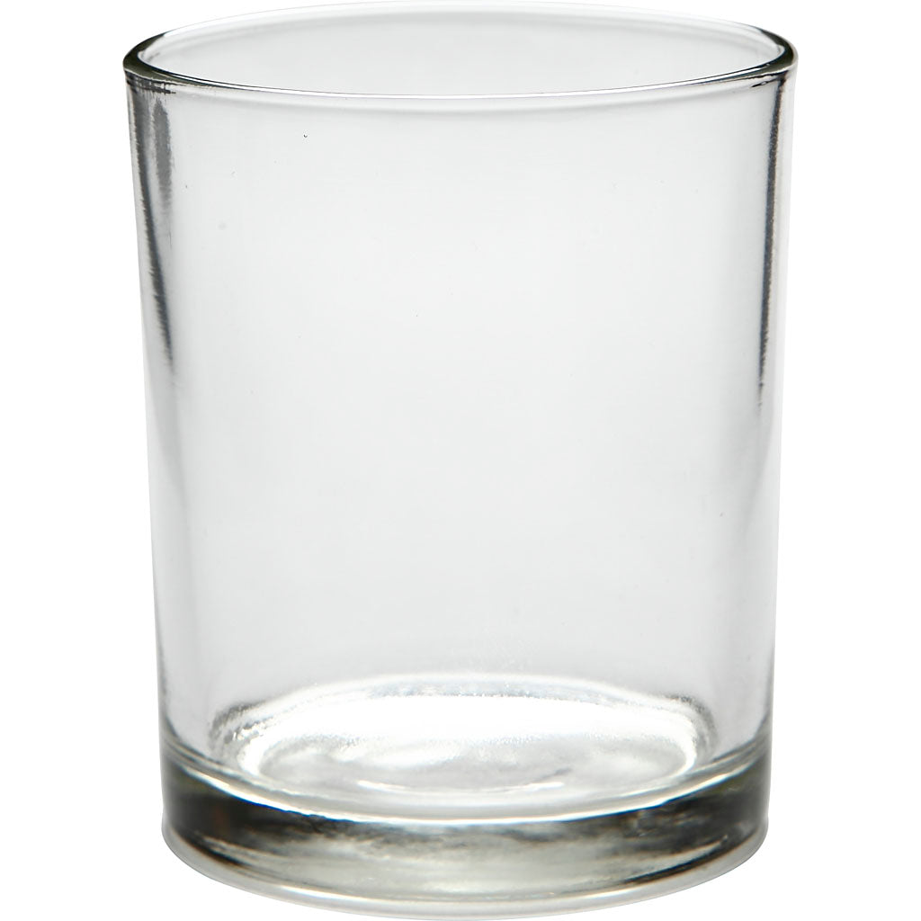 Portavelas de cristal para tealight ⌀ 6.9 cm 240 ml — 12 ud (1 pack)