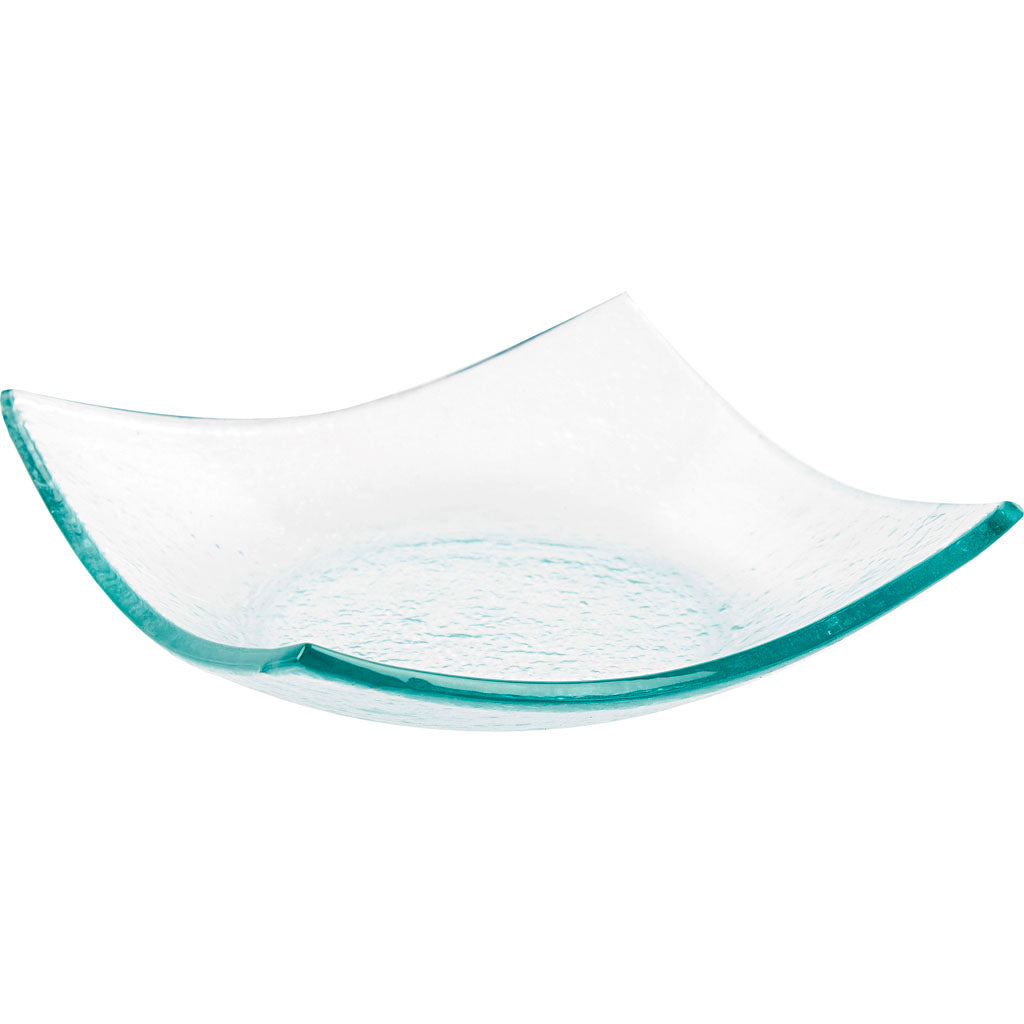 Plato de cristal 15x15 cm — 12 ud (1 pack)