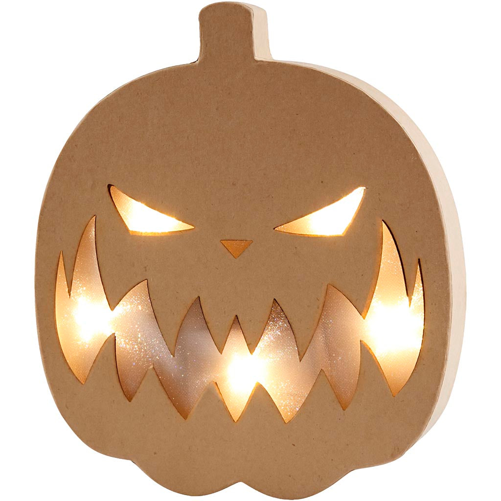 Calabaza con luz — 1 ud